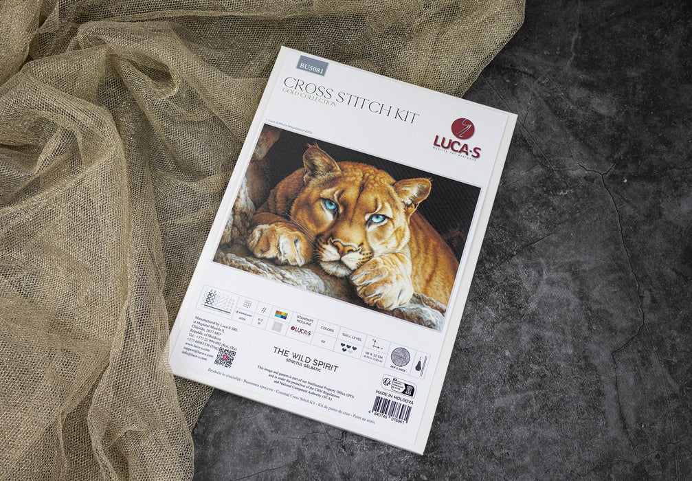 The Wild Spirit BU5081L Counted Cross-Stitch Kit