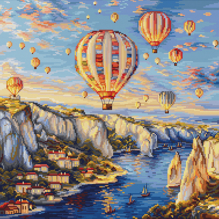 Cappadocia¬Ё‚Д† BU5082L Counted Cross-Stitch Kit