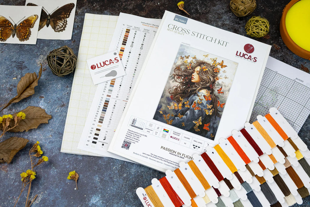Passion in Flight BU5085L Counted Cross-Stitch Kit