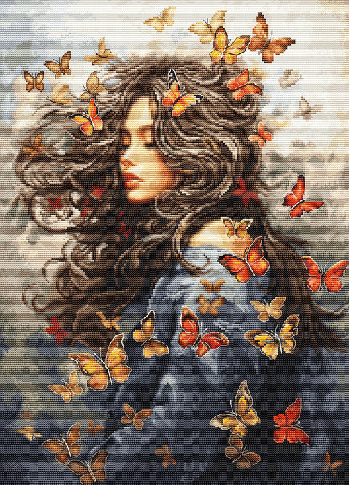 Passion in Flight BU5085L Counted Cross-Stitch Kit