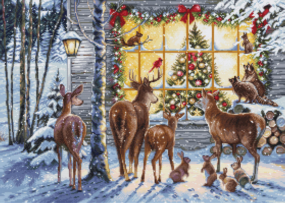 Nosy Neighbours BU5086L Counted Cross-Stitch Kit