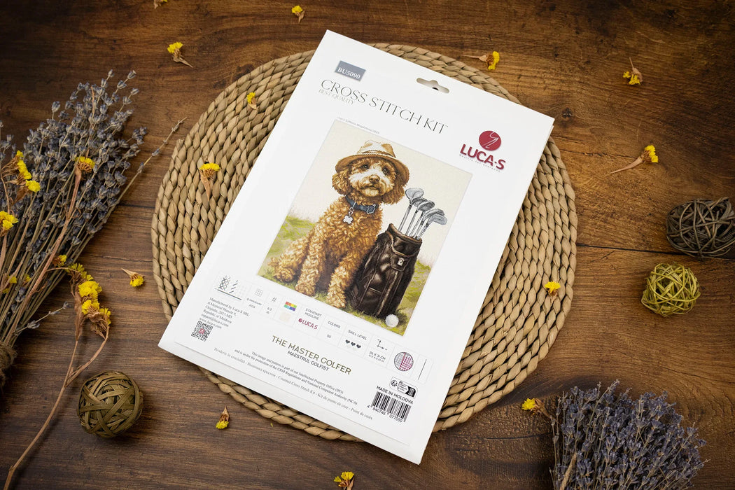 The Master Golfer BU5090L Counted Cross-Stitch Kit