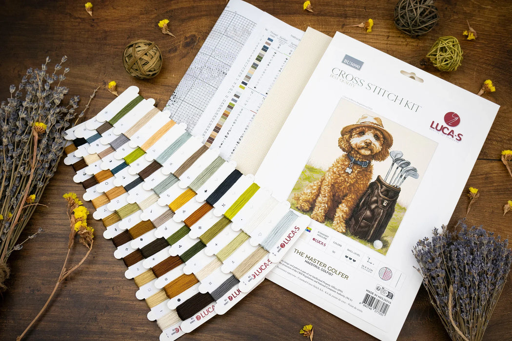 The Master Golfer BU5090L Counted Cross-Stitch Kit