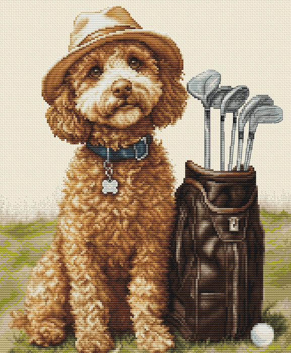 The Master Golfer BU5090L Counted Cross-Stitch Kit