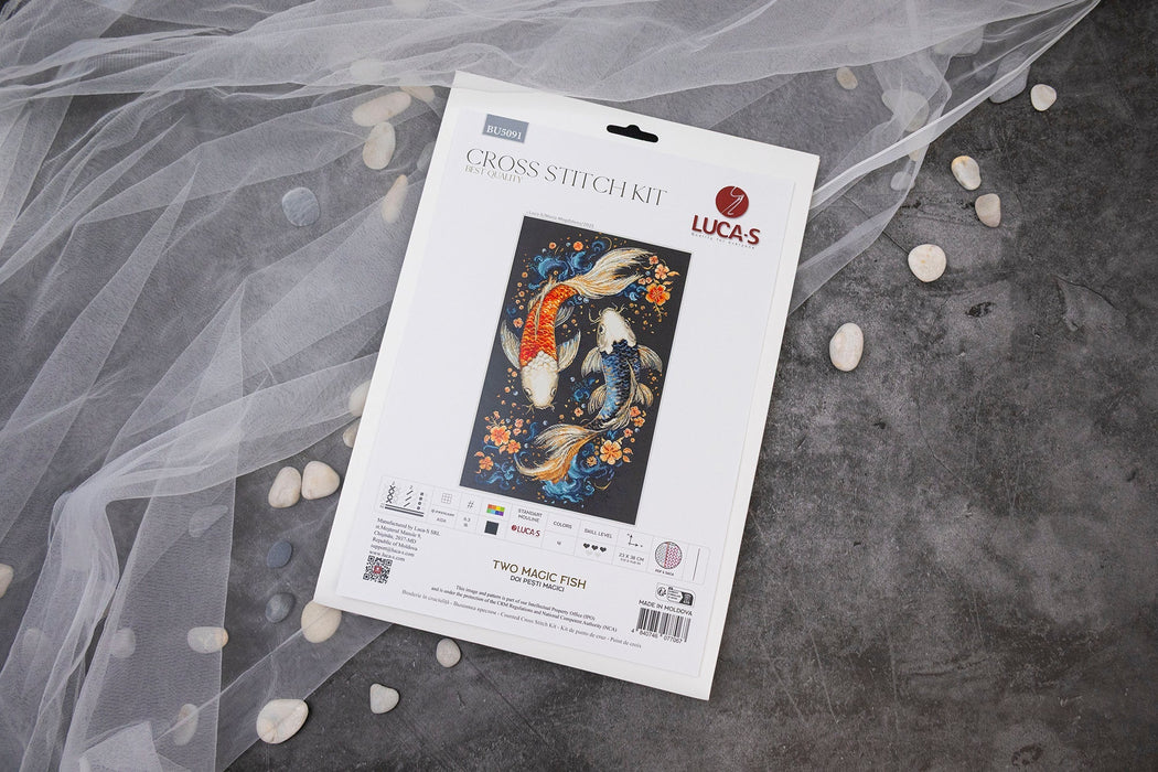 Two Magic Fish BU5091L Counted Cross-Stitch Kit