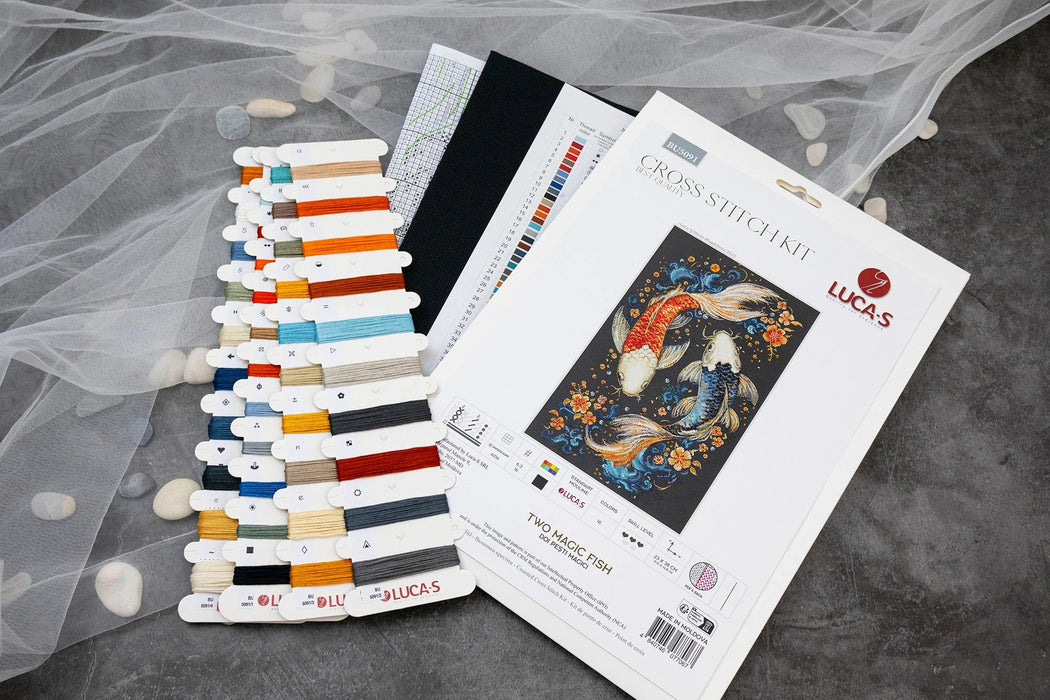 Two Magic Fish BU5091L Counted Cross-Stitch Kit