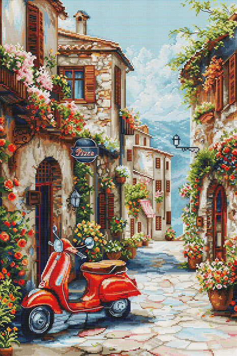 Italy in the Perfume of Flowers BU5095L Counted Cross-Stitch Kit