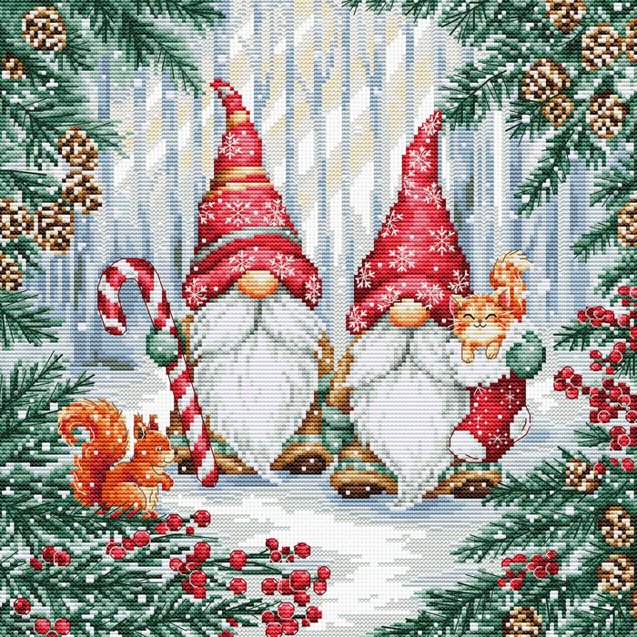 Forest Friends BU5096L Counted Cross-Stitch Kit