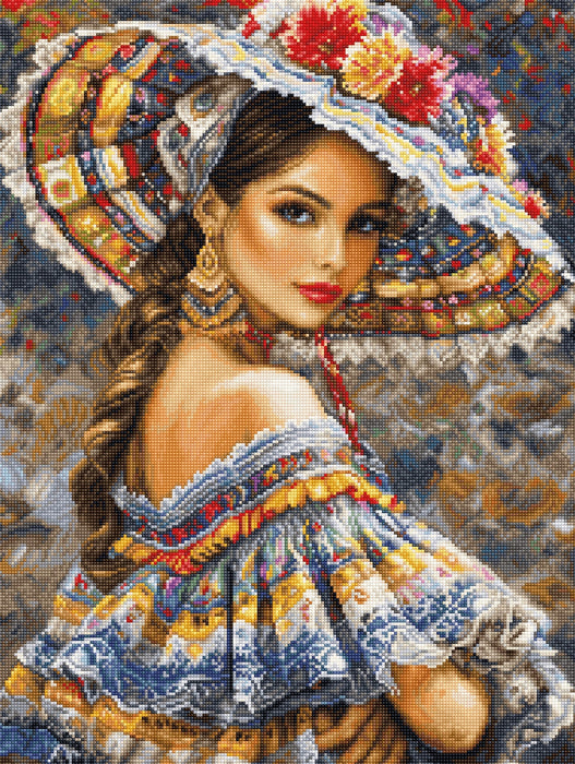 The Mexican Fest B706L Counted Cross-Stitch Kit