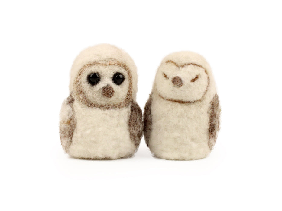 Felting Kit - Baby Barn Owl Needle Felt Kit