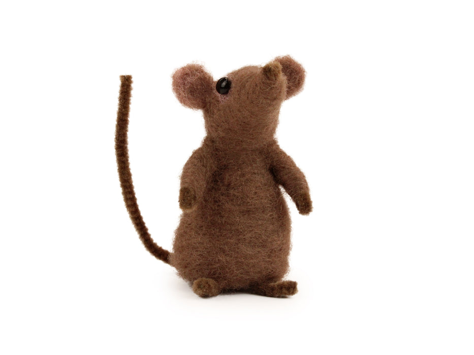 Felting Kit - Brown Mouse Needle Felt Kit