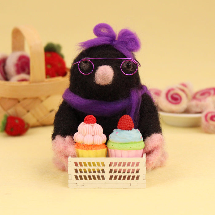 Felting Kit - Busy Mrs Mole Needle Felt Kit