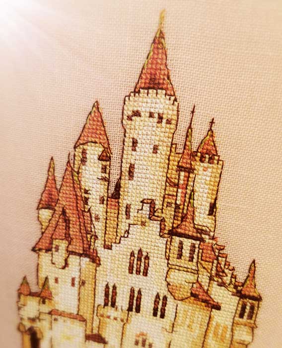 Suspended Castle 122-B003 K Counted Cross Stitch Kit