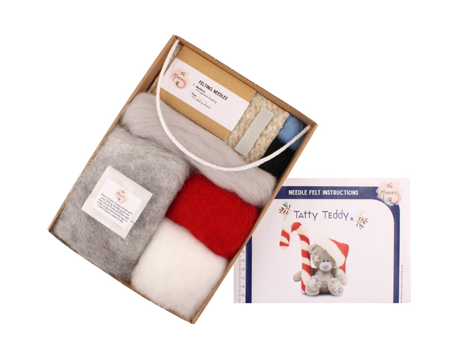 Felting Kit - Tatty Teddy Christmas Needle Felt Kit