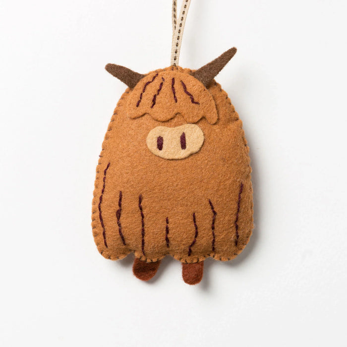 Highland Cow Felt Craft Mini Kit MKCOW1F