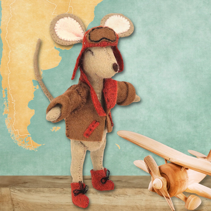 Felt Craft Mini Kit Little Mouse the Aviator MKAVI1F