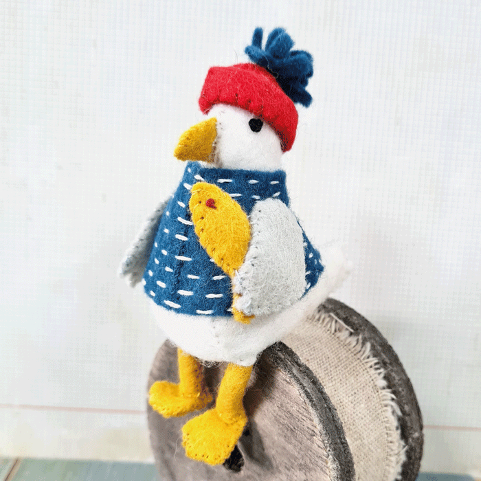 Sam the Seagull Felt Craft Mini Kit MKSSG1F