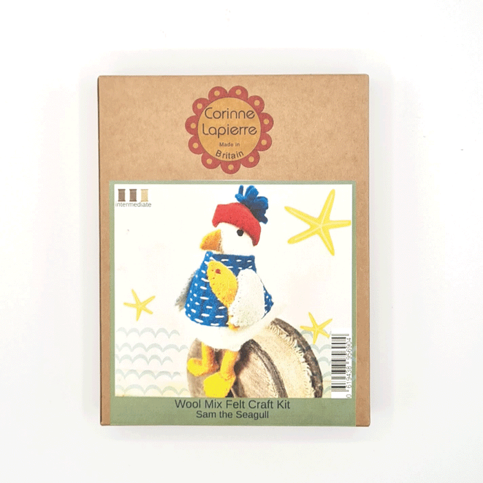 Sam the Seagull Felt Craft Mini Kit MKSSG1F