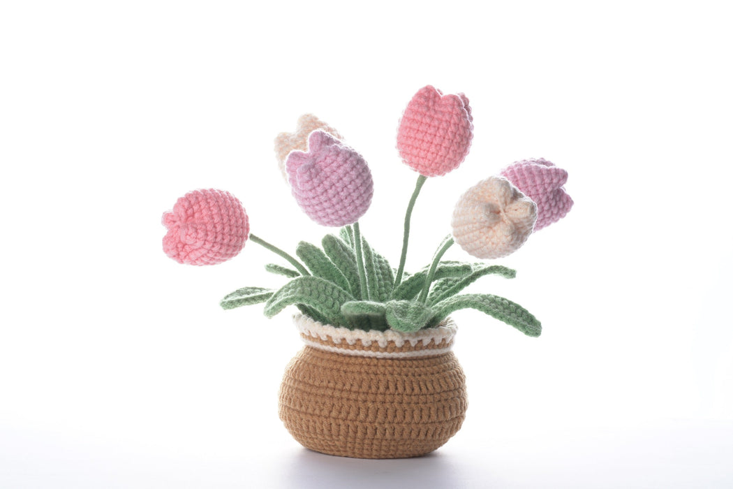 Potted Flower Amigurumi DIY Crochet Kit Wizardi F07N8-M30