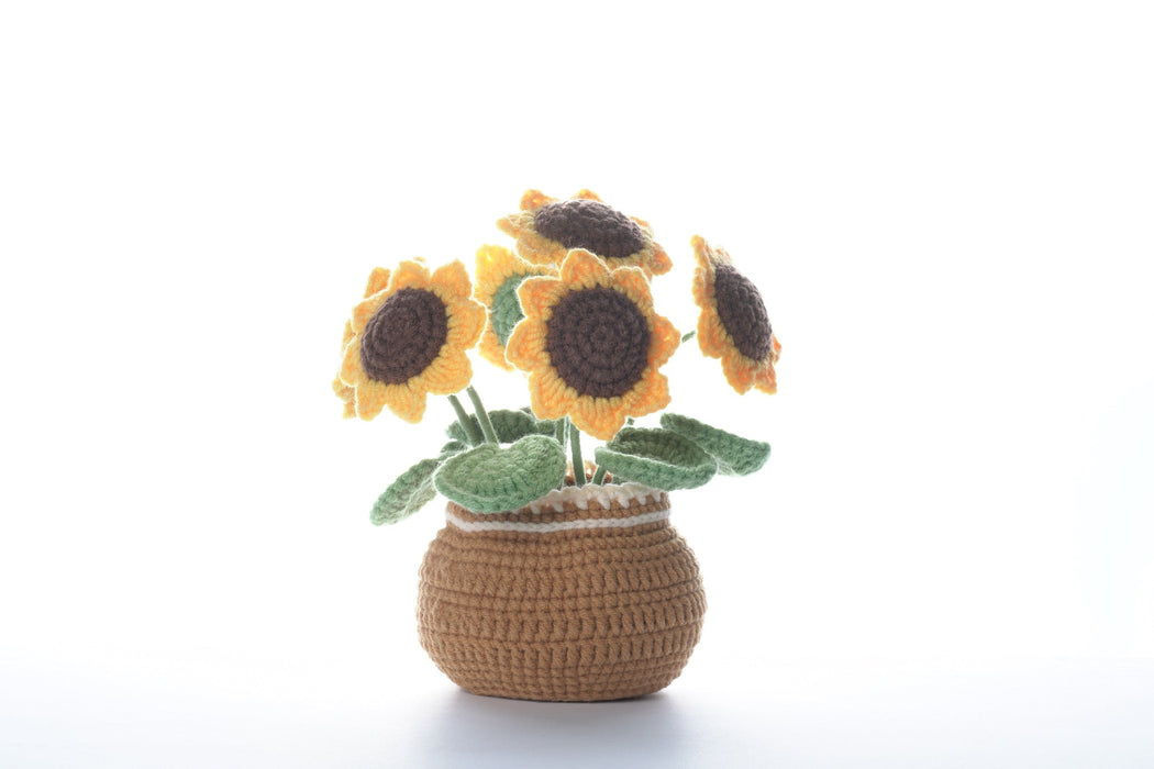 Potted Flower Amigurumi DIY Crochet Kit Wizardi F07N8-M28
