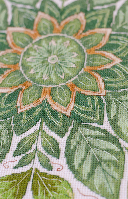 Cross-stitch kit - Dance of the Leaves AH-301