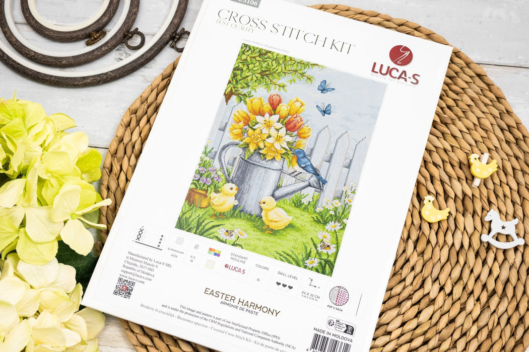 Easter Harmony BU5106L Counted Cross-Stitch Kit
