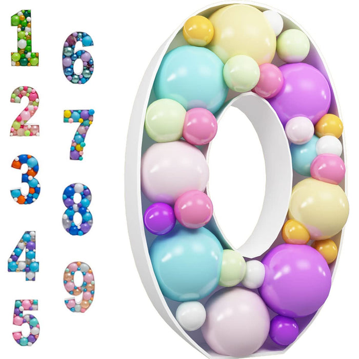 Birthday Number Figure Balloon Filling Box F07M2-21-4