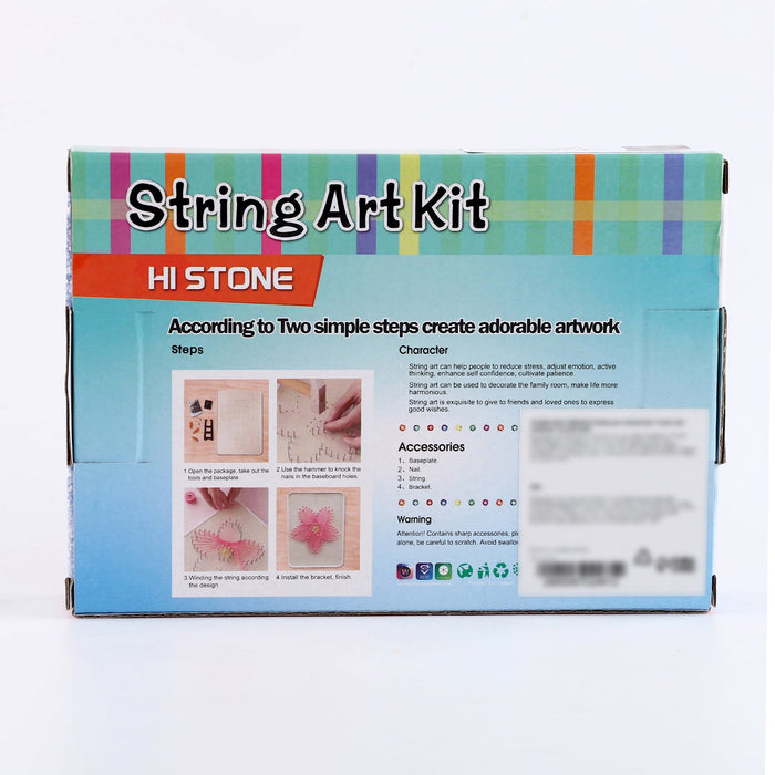 String Art DIY Kit - Moon. Wizardi Craft Kit F07-M12-1-DHAA28282