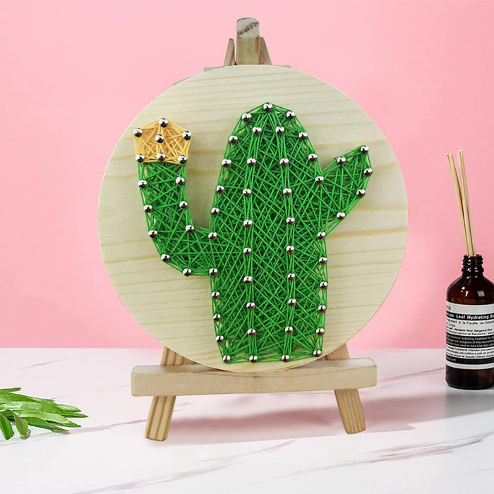 String Art DIY Kit - Cactus. Wizardi Craft Kit F07-M12-1-DHAA28289