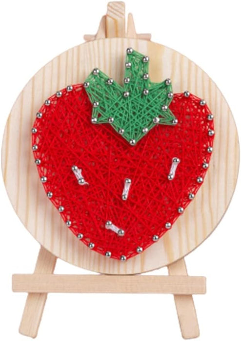 String Art DIY Kit - Strawberry. Wizardi Craft Kit F07-M12-1-DHAA28296