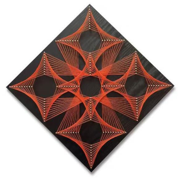 Geometric Star String Art Kit F07-M12-2-DHGG29217