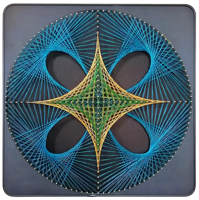 Compass Star String Art Kit F07-M12-2-DHGG29222