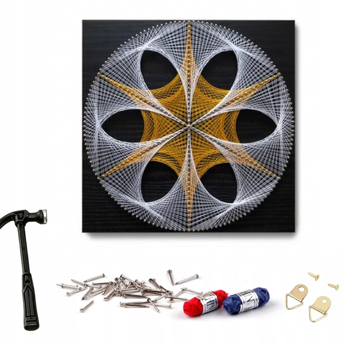 Petal Circle String Art kit F07-M12-2-DHGG29301