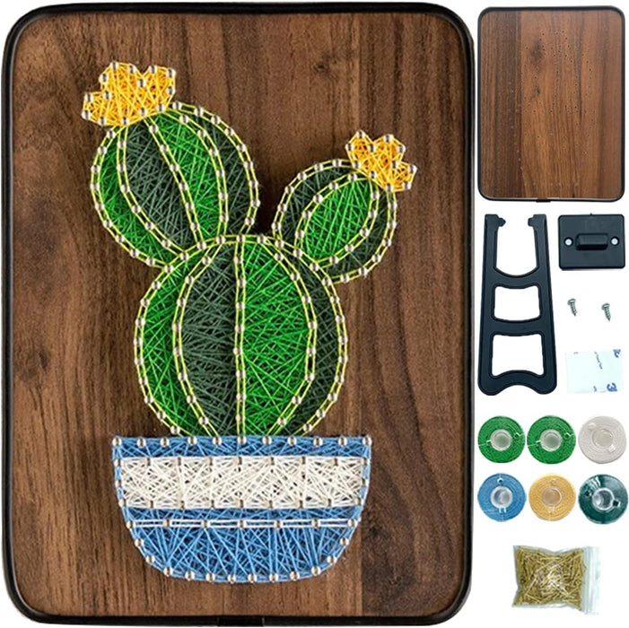 Potted Cactus String Art Kit F07-M12-3-DH5018