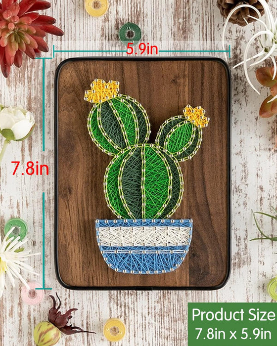 Potted Cactus String Art Kit F07-M12-3-DH5018