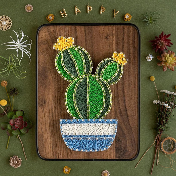Potted Cactus String Art Kit F07-M12-3-DH5018