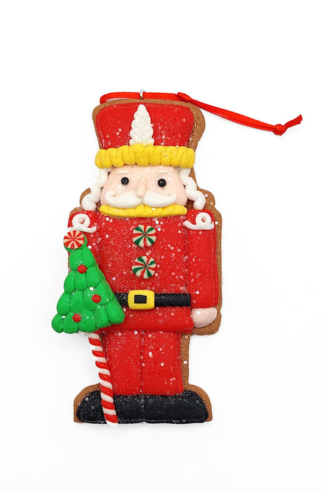 Christmas Ornament- Red Soldier. Wizardi Festive Decoration F07-N2-4-A2584A