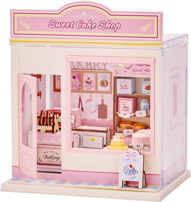Sweet Cake Shop Miniature Dollhouse Kit F07AM10-1-1-ECJW-71
