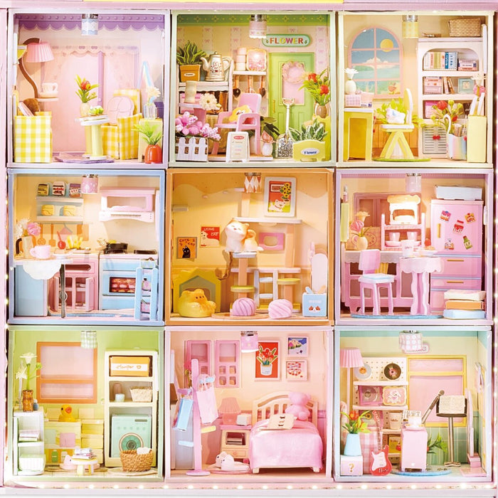 Music Dreams Miniature Dollhouse Kit F07AM10-3-1-EZMKJ-01