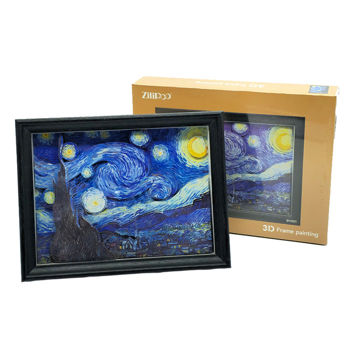 Paper Tole Vincent van Gogh the Starry Night Art Kit F07AM15-11-BV-001