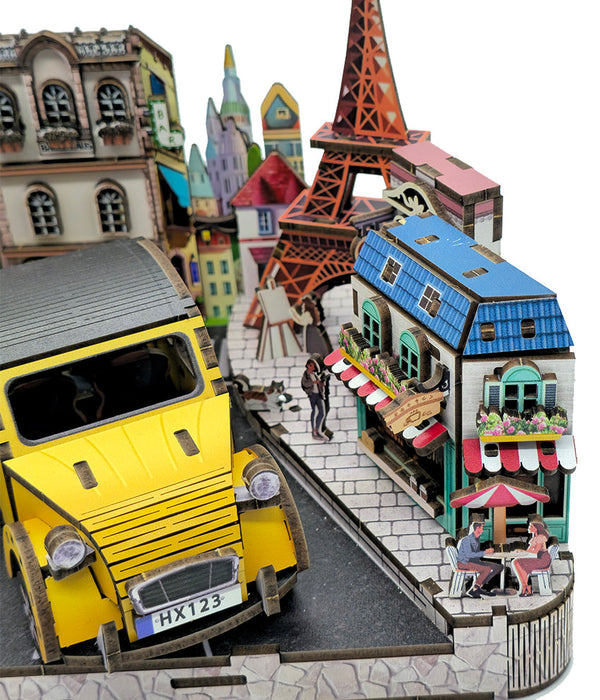 Citroen Wooden Miniature Dollhouse Kit F07AM15-2-68087