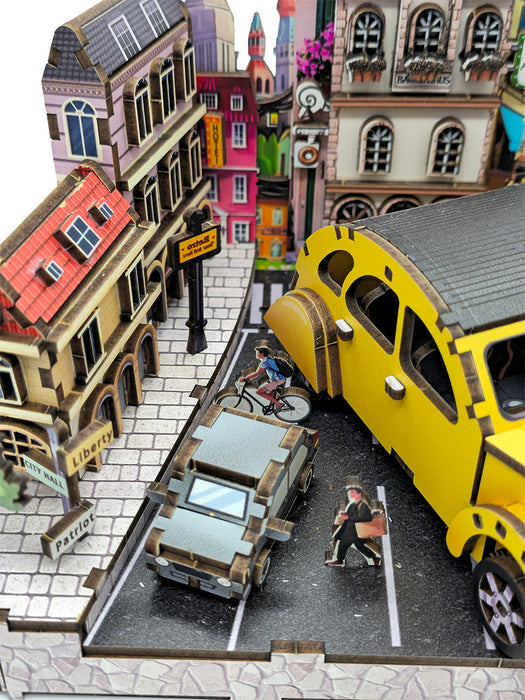 Citroen Wooden Miniature Dollhouse Kit F07AM15-2-68087