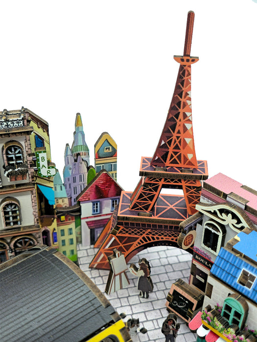 Citroen Wooden Miniature Dollhouse Kit F07AM15-2-68087