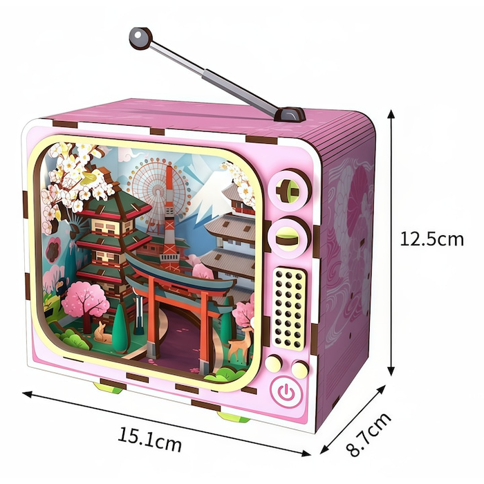 Shuttle to New York Wooden Miniature Dollhouse Kit F07AM15-5-68069
