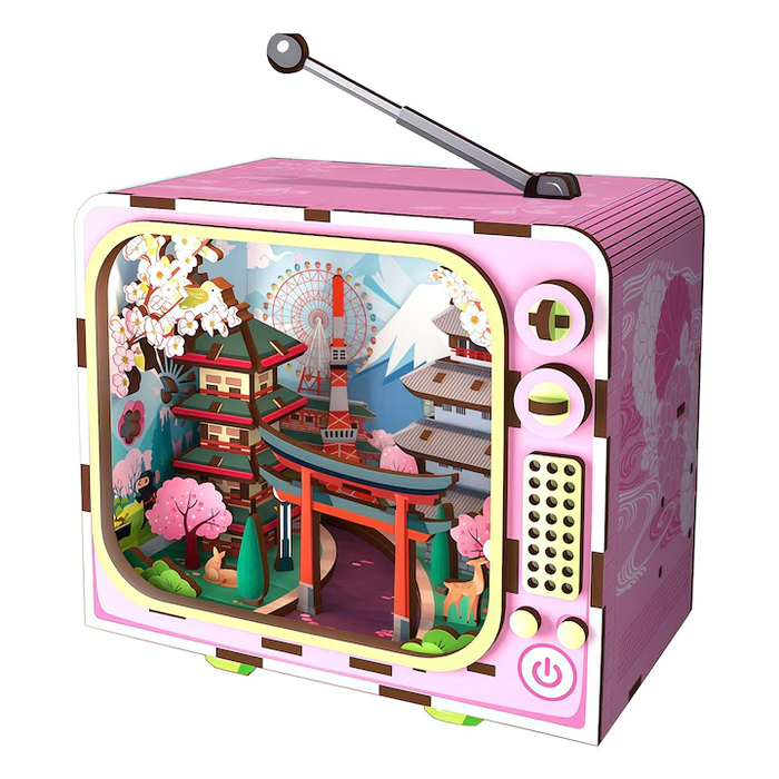 Shuttle to New York Wooden Miniature Dollhouse Kit F07AM15-5-68069