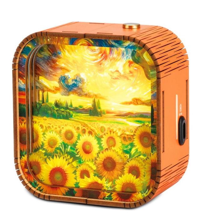 Sunflower Wooden Miniature Dollhouse Kit F07AM15-6-68114
