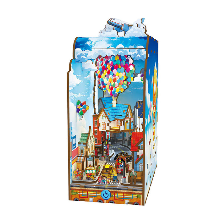 Flying House Wooden Book Nook Kit F07AM15-8-68050
