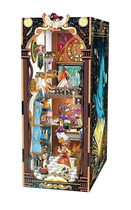 Mystical Magical Power Wooden Book Nook Kit F07AM15-8-68051
