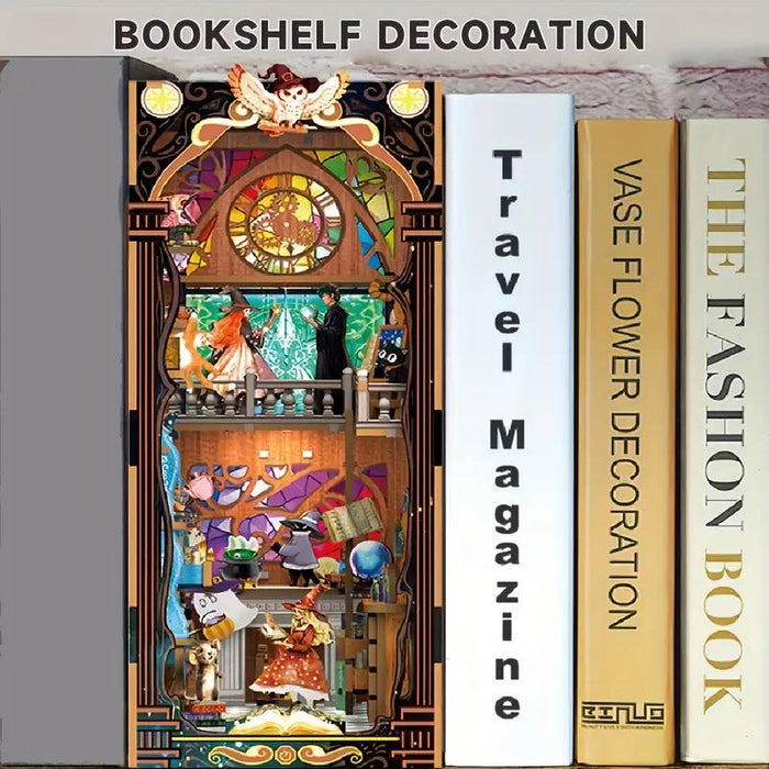 Mystical Magical Power Wooden Book Nook Kit F07AM15-8-68051