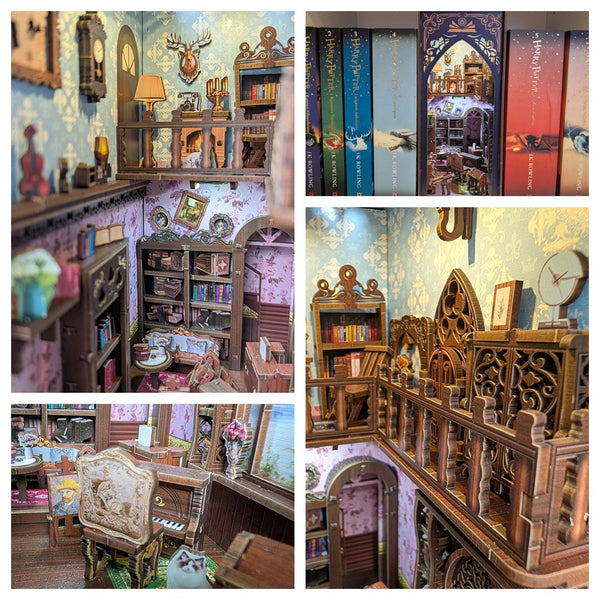 Salton's Retro Bookstore Wooden Book Nook Kit F07AM15-8-68060